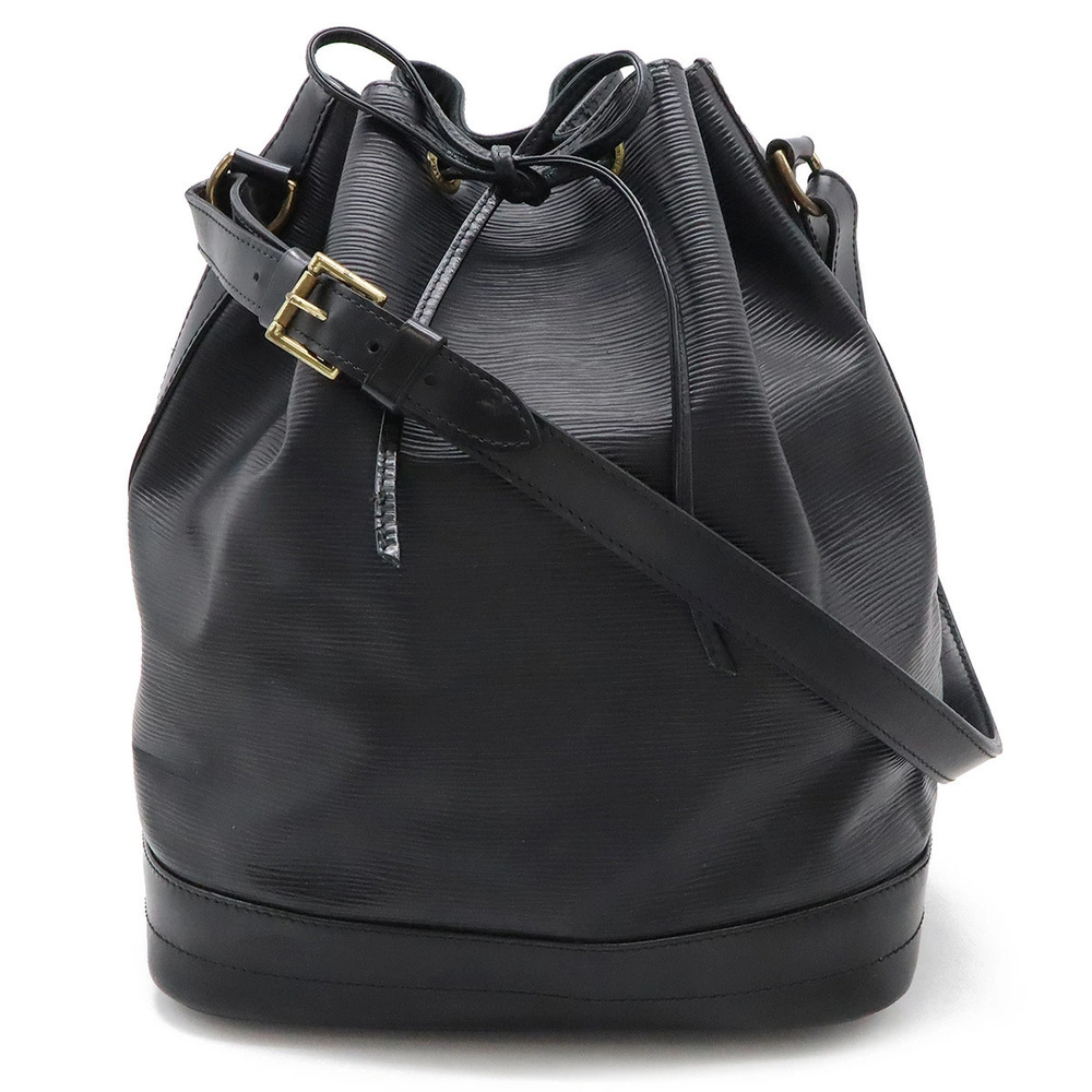 LOUIS VUITTON Epi Noe Shoulder Bag Hobo Semi Shoulder Drawstring Noir Black